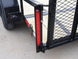 6.4x14 Powder Coated Dovetail Utility Trailer with Elevated Basket (2) 3500lb Axles - SLE Equipment - 14
