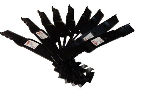 John Deere Lawn Mower Blades 51 - 4435 OEM M127129 - Set of 9 - SLE Equipment - 1