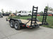 7'x14' Equipment Trailer (2) 7K Axles with 5' Stand-Up Ramps