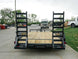 7'x14' Equipment Trailer (2) 7K Axles with 5' Stand-Up Ramps