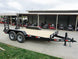 7'x14' Equipment Trailer (2) 7K Axles with 5' Stand-Up Ramps