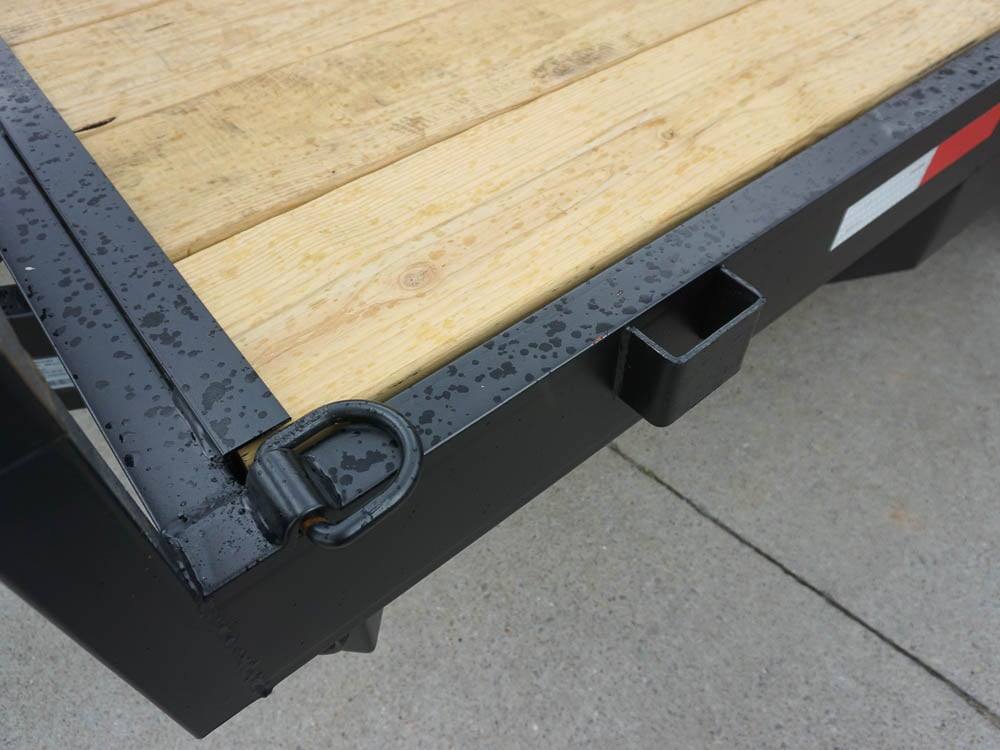 7'x14' Equipment Trailer (2) 7K Axles with 5' Stand-Up Ramps