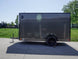 6x12 Enclosed Trailer Charcoal V - Nose Blackout Package 3,500lb Axle Storage - SLE Equipment - 4
