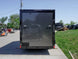 6x12 Enclosed Trailer Charcoal V - Nose Blackout Package 3,500lb Axle Storage - SLE Equipment - 6