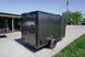 6x12 Enclosed Trailer Charcoal V - Nose Blackout Package 3,500lb Axle Storage - SLE Equipment - 7