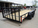 6.4x16 Utility Trailer Dovetail (2) 3500lb Axles with Gate