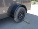 6x12 Enclosed Trailer Charcoal V - Nose Blackout Package 3,500lb Axle Storage - SLE Equipment - 11