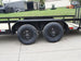 6.4x16 Utility Trailer Dovetail (2) 3500lb Axles with Gate