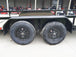 6.4x16 Utility Trailer Dovetail (2) 3500lb Axles with Gate