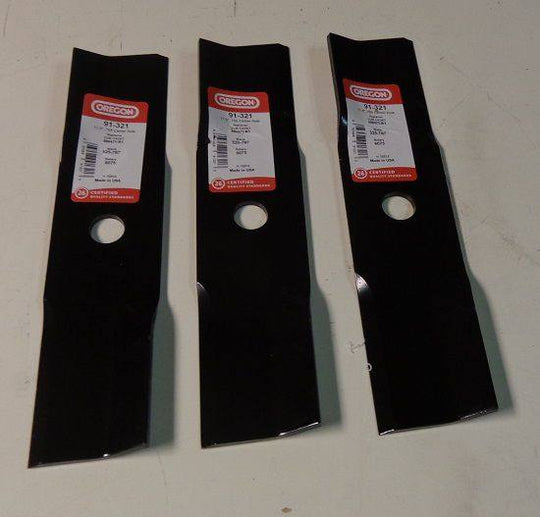 Oregon 91 - 321 Lawn Mower Blades 11" Cub Cadet 477598 - R3 - Multipack of 3 - SLE Equipment - 1