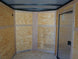 6x12 Enclosed Trailer Charcoal V - Nose Blackout Package 3,500lb Axle Storage - SLE Equipment - 22