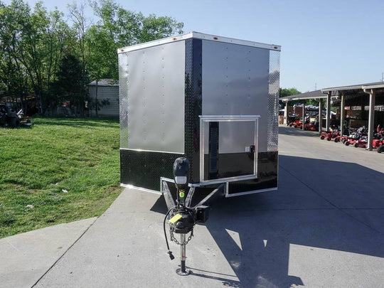 8.5x26 Custom Beige Enclosed Trailer Car Hauler - SLE Equipment - 2