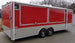 8.5' x 24' Enclosed Red Food Trailer Car Hauler Catering Event