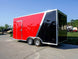 8.5x18 Custom Two - Tone Enclosed Trailer with Rubber Floor Storage - SLE Equipment - 7