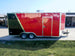 8.5x18 Custom Two-Tone Enclosed Trailer with Rubber Floor