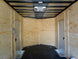 8.5x18 Custom Two - Tone Enclosed Trailer with Rubber Floor Storage - SLE Equipment - 13