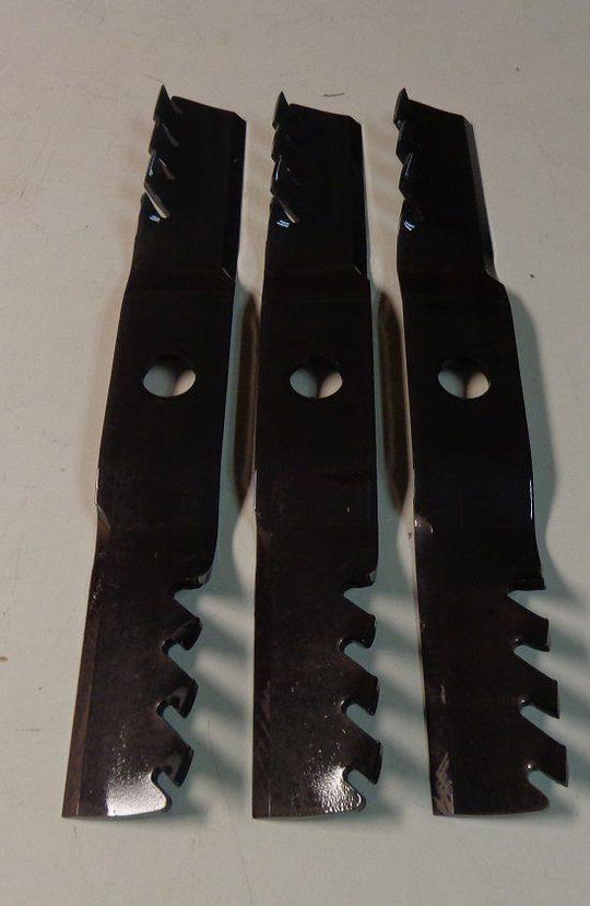 Oregon 396 - 796 Kubota K5165 - 97520 K5764 - 34330 - Set of 3 Lawn Mower Blades - SLE Equipment - 1