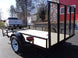Utility Trailer 6.4'x10' Spring Assist Gate Tire Rack - SLE Equipment - 5
