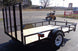 Utility Trailer 6.4'x10' Spring Assist Gate Tire Rack - SLE Equipment - 13