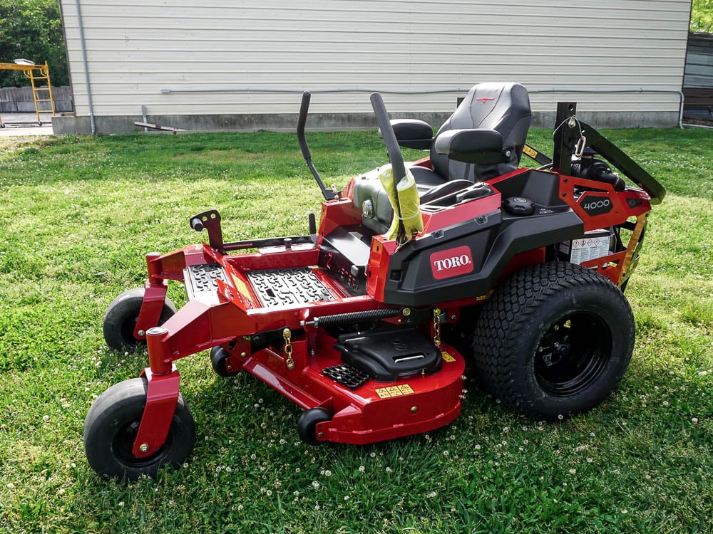 Toro 4000 Series Zero Turn Mower Front Right