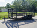 6.4x14 Dovetail Utility Trailer Stacked Baskets (2) 3500lb Axles