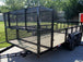 6.4x14 Dovetail Utility Trailer Stacked Baskets (2) 3500lb Axles