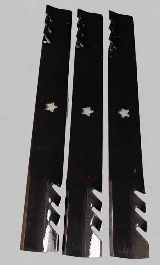 Oregon 496 - 900 Set of 3 AYP Husqvarna MZ61 gators Lawn Mower Blades - SLE Equipment - 1