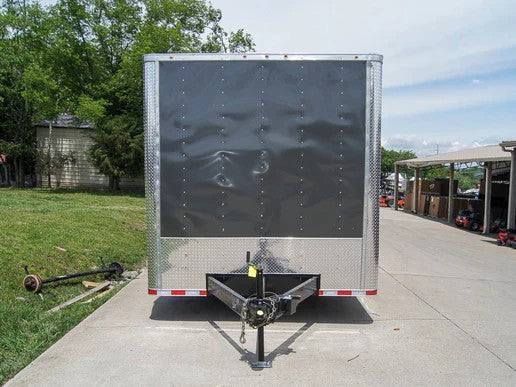 8.5x28 Charcoal Custom Enclosed Trailer (2) 7K Axles Storage - SLE Equipment - 2