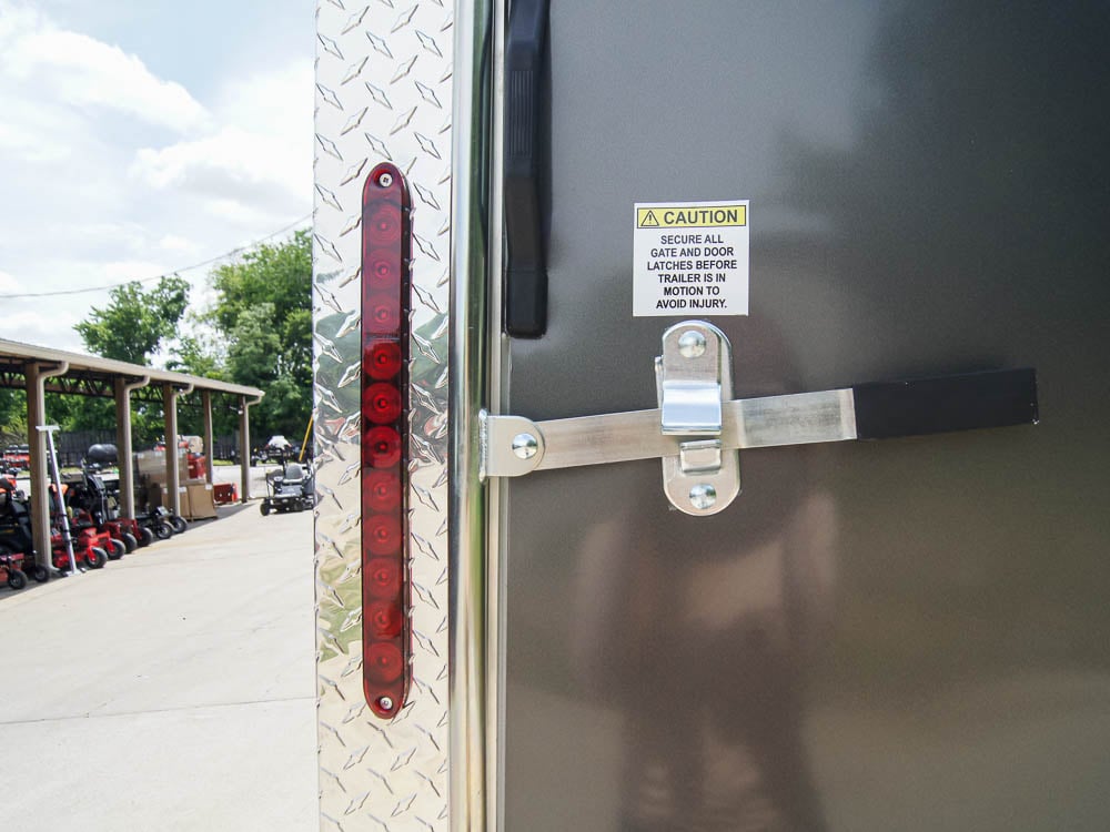 8.5x28 Charcoal Custom Enclosed Trailer (2) 7K Axles