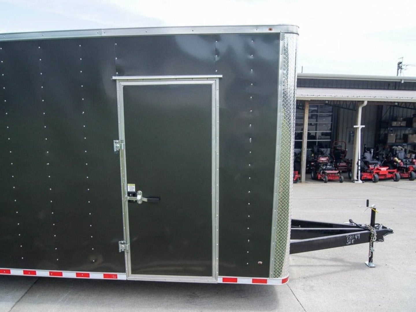 8.5x28 Charcoal Custom Enclosed Trailer (2) 7K Axles