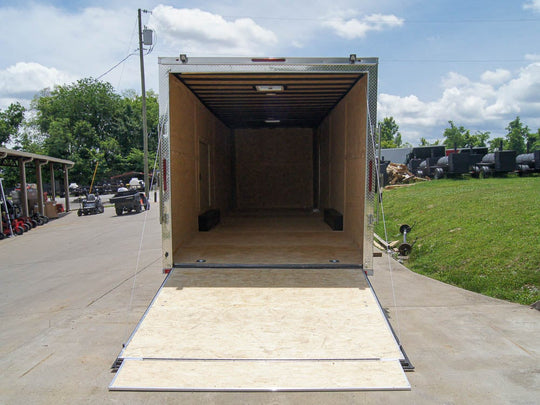 8.5x28 Charcoal Custom Enclosed Trailer (2) 7K Axles