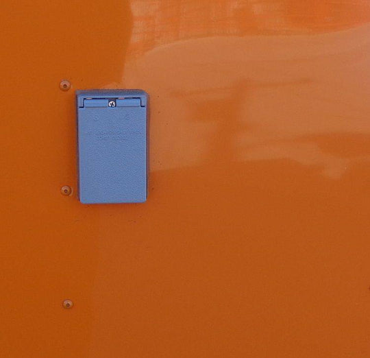 Concession Trailer 8.5'x16' Orange - Catering Vending Food BBQ - SLE Equipment - 63