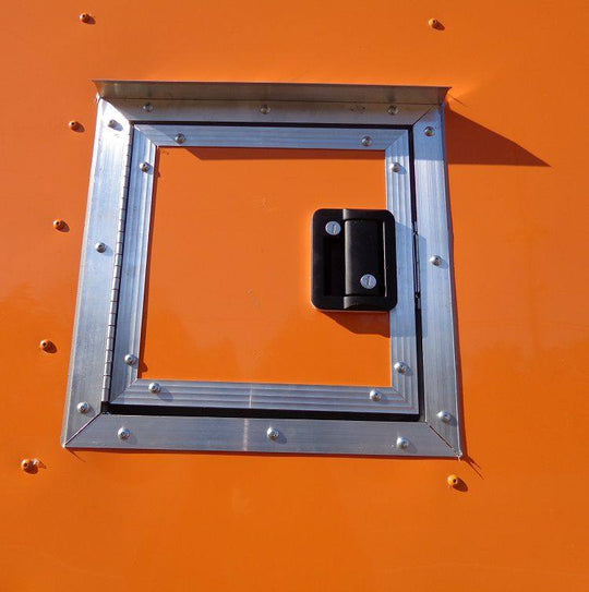 Concession Trailer 8.5'x16' Orange - Catering Vending Food BBQ - SLE Equipment - 44