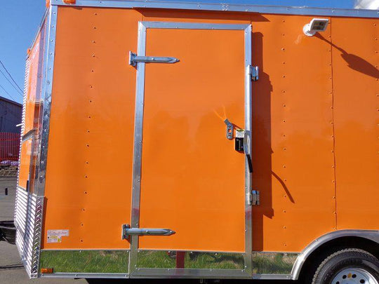 Concession Trailer 8.5'x16' Orange - Catering Vending Food BBQ - SLE Equipment - 7
