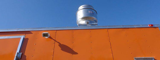 Concession Trailer 8.5'x16' Orange - Catering Vending Food BBQ - SLE Equipment - 40