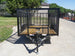 6.4x14-4ft Mesh Straight Deck Utility Trailer (2) 3500lb Axles