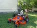 Husqvarna Z454 22 HP Kawasaki 54" Deck Zero Turn Mower Front Right View