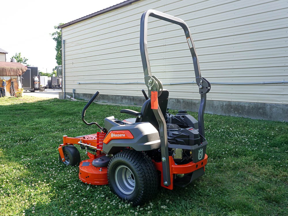 Husqvarna Z454 22 HP Kawasaki 54" Deck Zero Turn Mower Front Right View