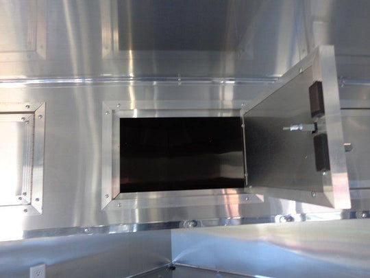 Concession Trailer 8.5'x16' Orange - Catering Vending Food BBQ - SLE Equipment - 8