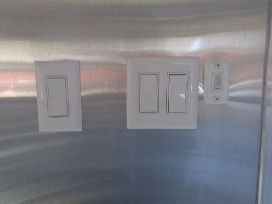 Concession Trailer 8.5'x16' Orange - Catering Vending Food BBQ - SLE Equipment - 32