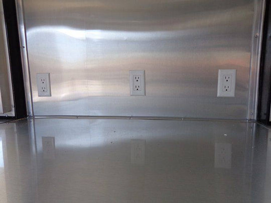 Concession Trailer 8.5'x16' Orange - Catering Vending Food BBQ - SLE Equipment - 59