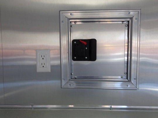 Concession Trailer 8.5'x16' Orange - Catering Vending Food BBQ - SLE Equipment - 4