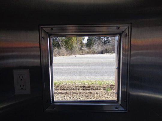 Concession Trailer 8.5'x16' Orange - Catering Vending Food BBQ - SLE Equipment - 36