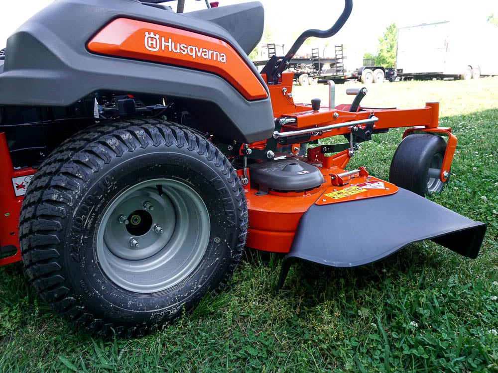 Husqvarna Z454 22 HP Kawasaki 54" Deck Zero Turn Mower Front Right View