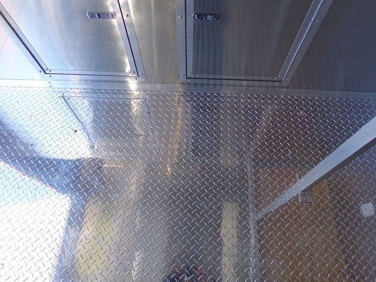 Concession Trailer 8.5'x16' Orange - Catering Vending Food BBQ - SLE Equipment - 47