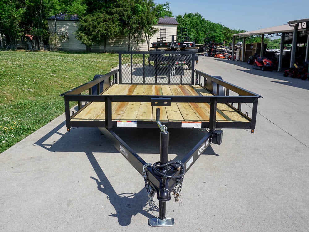 7x14 Dovetail Utility Trailer 3500lb Axle