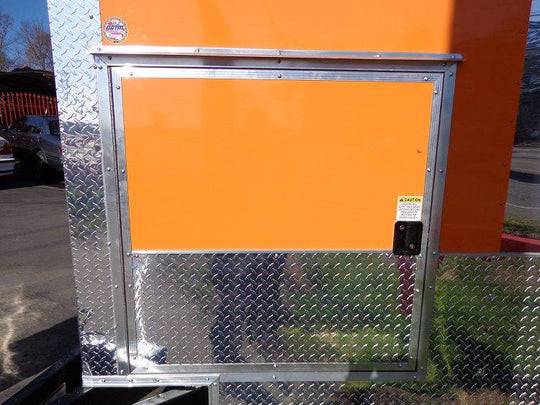 Concession Trailer 8.5'x16' Orange - Catering Vending Food BBQ - SLE Equipment - 28