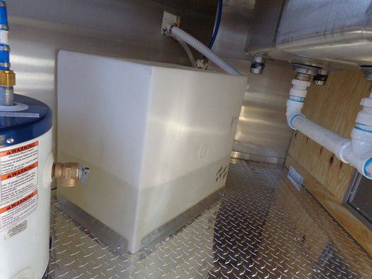 Concession Trailer 8.5'x16' Orange - Catering Vending Food BBQ - SLE Equipment - 35