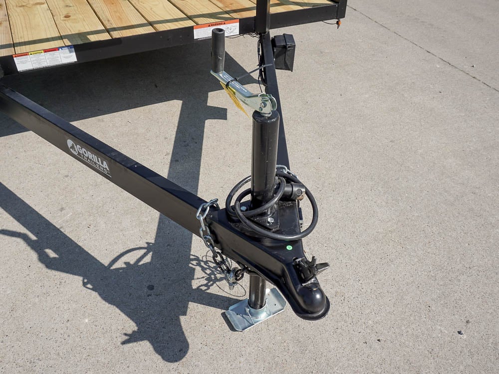 7x14 Dovetail Utility Trailer 3500lb Axle