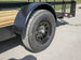 7x14 Dovetail Utility Trailer 3500lb Axle